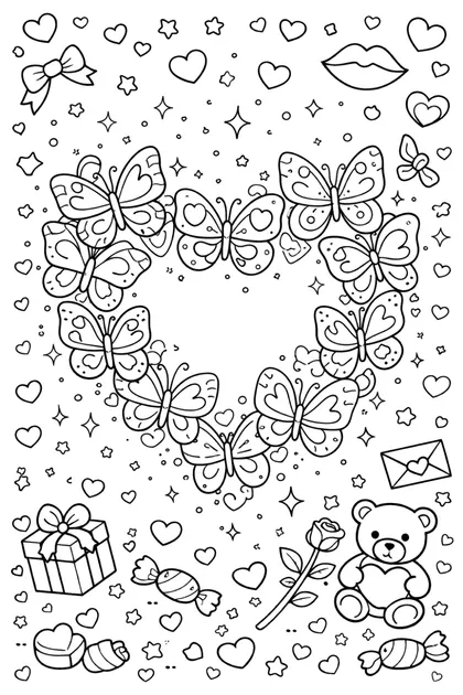 Vday 17 free printable coloring page