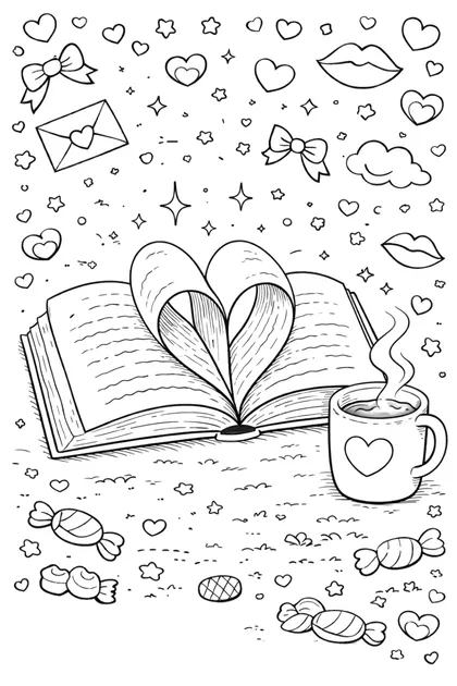 Vday 25 free printable coloring page