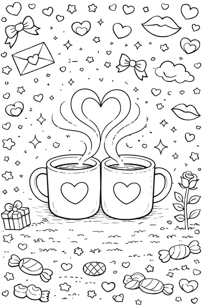 Vday 27 free printable coloring page