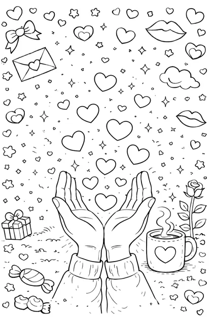 Vday 30 free printable coloring page