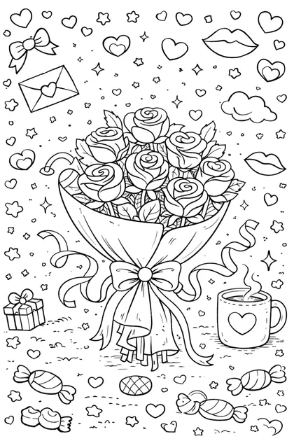 Vday 31 free printable coloring page
