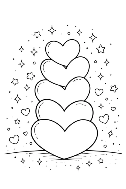 Vday 6 free printable coloring page