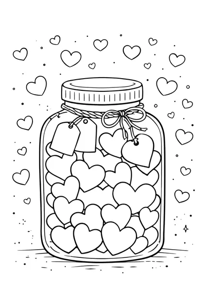 Vday 8 free printable coloring page