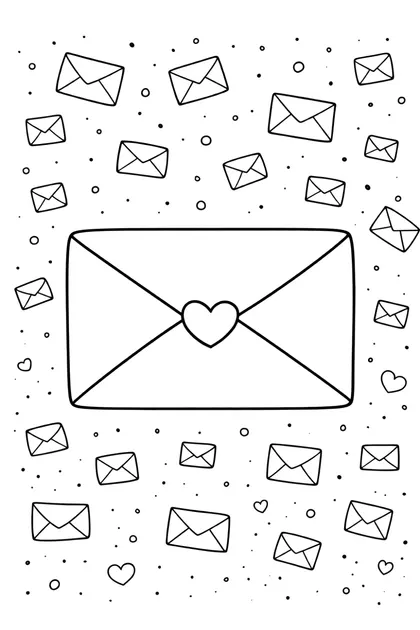 Vday 9 free printable coloring page